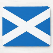 Mouse pad with Flag of Scotland