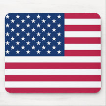 Mouse pad with Flag of the USA