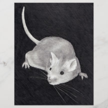 MOUSE: PENCIL REALISM ART CUSTOM FLYER