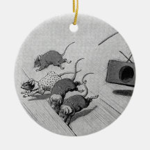 Mouse Safely Springs Mousetrap Christmas Ornament