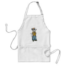 Mouse Teenager Apron