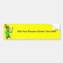 Mouse Wizard Bumper Stickers