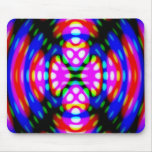Mousemat, Abstract Trippy Colourful Background Mousepads