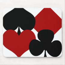 Mousemat, Playing Card Suits Mousepad