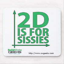 Mousepad - 2D For Sissies
