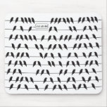 mousepad birds on a wire
