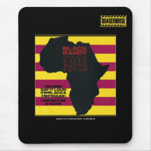 Mousepad Black Randy Idi Amin Dangerhouse BLACK