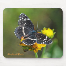 Mousepad: Bordered Patch Butterfly #3