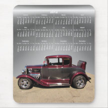 Mousepad classique chic de ~ de calendrier tapis de souris