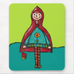Mousepad, Cute Little Red Riding Hood