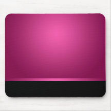 Mousepad Dark Hot Pink & Black Mousemat