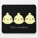 Mousepad de boulette de n de poussin ' tapis de souris