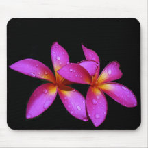Mousepad de pourpre de Plumeria Tapis De Souris