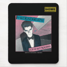 Mousepad Deadbeats Hippies Dangerhouse BLACK