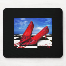 Mousepad-Designed Shoe Grunge, Gothic mousepads
