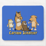 Mousepad drôle : Capitaine Scratchy Tapis De Souris