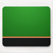 Mousepad Green Orange Black Mousemat