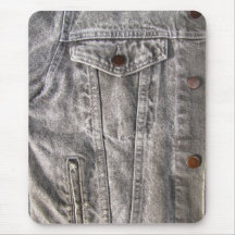 Mousepad gris de ~ de denim tapis de souris