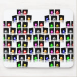 mousepad horsey rainbow love cowboy mousepads