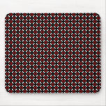 Mousepad in black, red and white