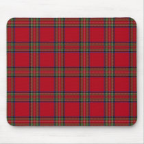 Mousepad in Royal Stewart Tartan Design mousepads