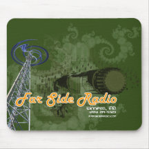 Mousepad par radio latéral lointain tapis de souris