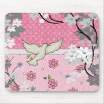 Mousepad-Pink Designed Dove