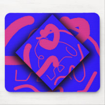 Mousepad psychédélique tapis de souris