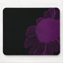 Mousepad Purple Camomile Flower