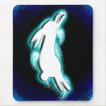 Mousepad - Rabbit Blue