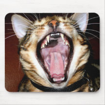 Mousepad With My Bengal Cat Zen