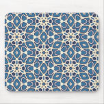 Mousepads with bright colourful repeat patterns