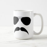 Moustache Aviator Mug