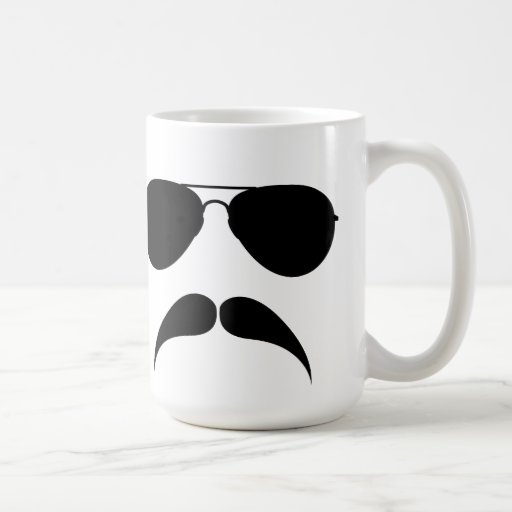 Moustache Aviator Mug