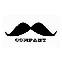 Moustache Business Cards