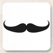 Moustache Coasters