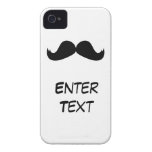Moustache - Customize your iPhone 4/4s case iPhone 4 Case-Mate Case