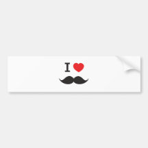 Moustache d'amour adhésif pour voiture