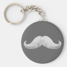 Moustache de La (foncée) Porte-clefs
