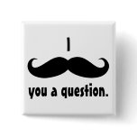 Moustache disguise funny moustache facial hair buttons