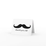 Moustache Father's Day or Birthday Card