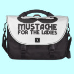Moustache for the Ladies Moustache NP design commuterbag