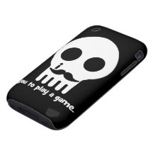 moustache gamer iPhone 3 tough cases