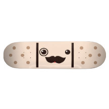 Moustache Gentleman Adhesive Bandage Skateboard Decks
