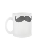 Moustache Glass Coffee Mug disguise funny moustach mugs