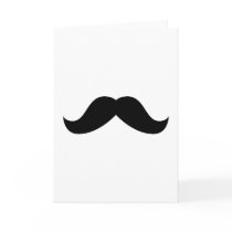 Moustache Greeting Card