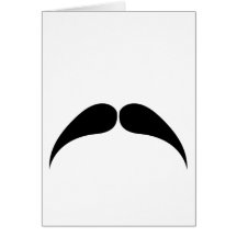 Moustache Greeting Card