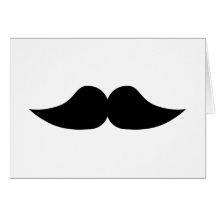 Moustache Greeting Cards