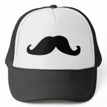Moustache Mesh Hat
