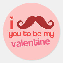 moustache i vous à être mon autocollant de valenti